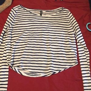 Striped long sleeve shirt